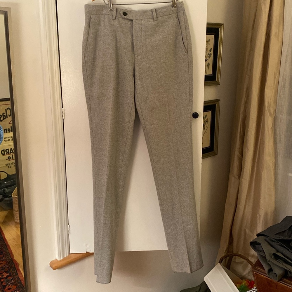Spier & Mackay Gray Wool Trousers, Size 32
